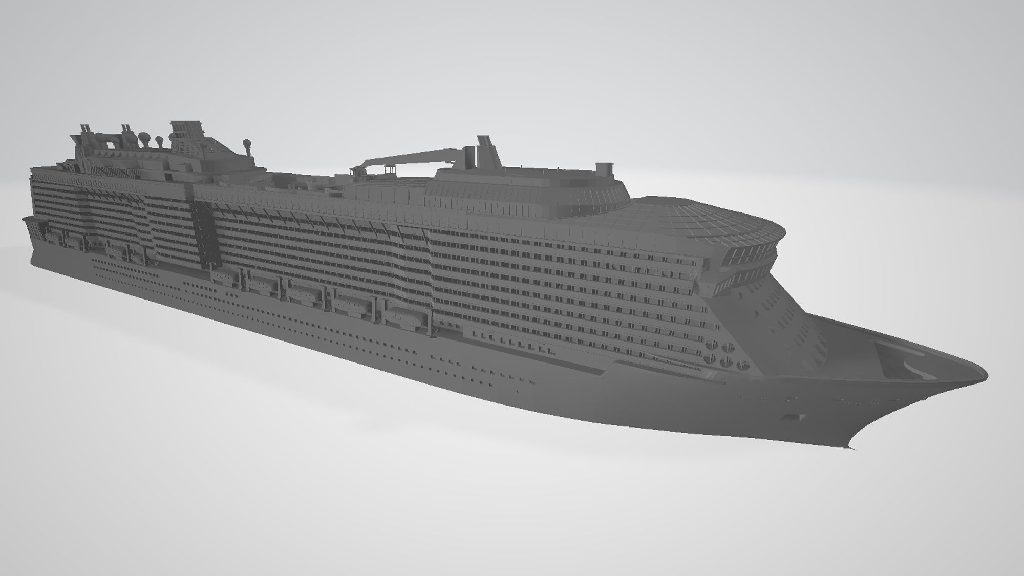 Anthem Of The Seas cruise ship 3D print model 3D print model_2