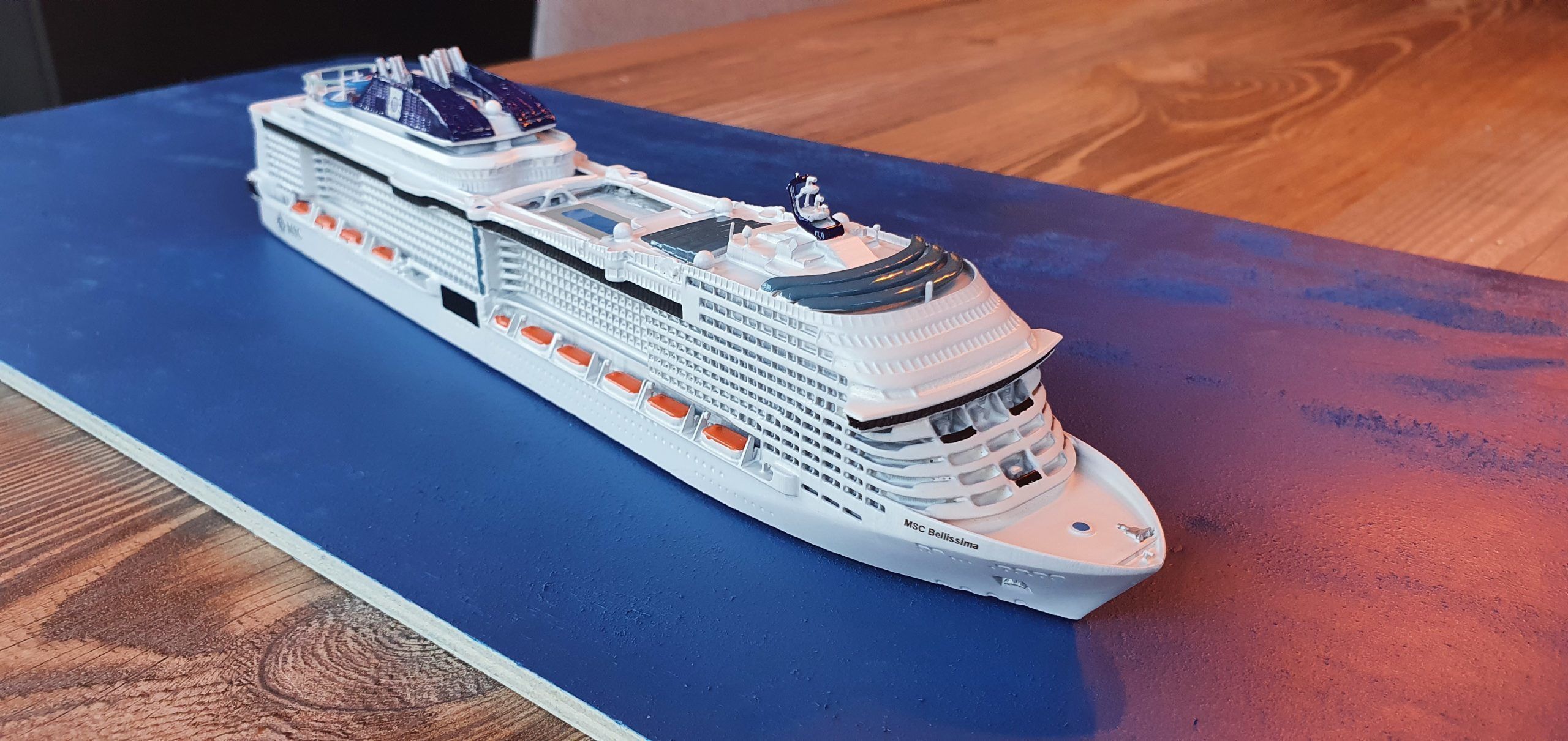 MSC Bellissima cruise ship 3D print model 3D print model_1