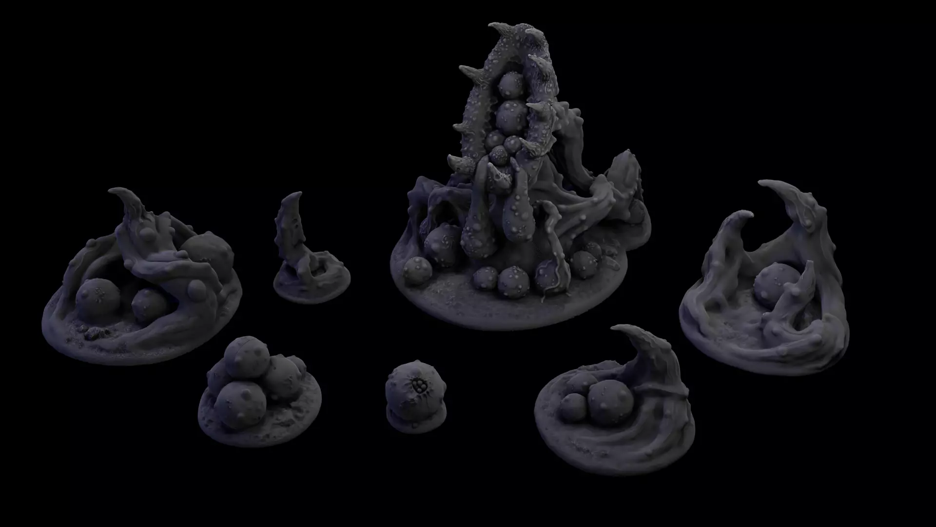 Creeper Plants 3D print model