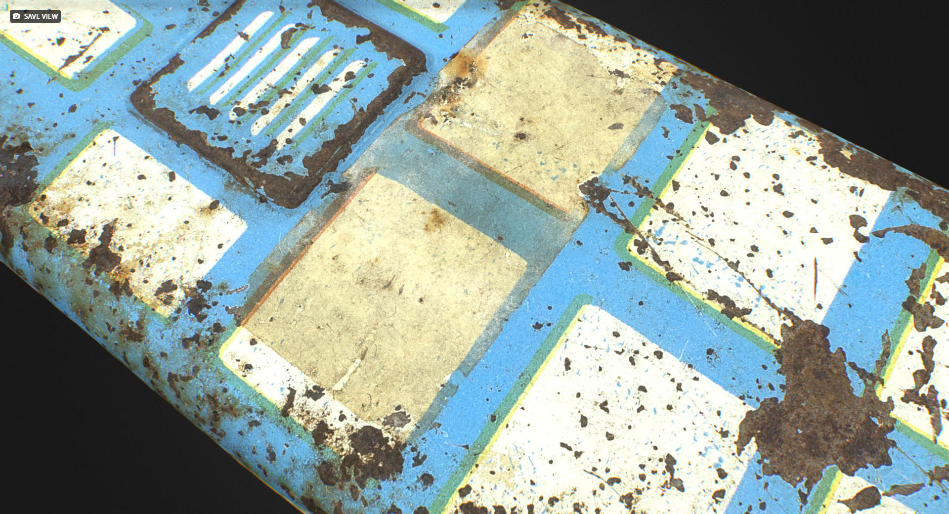 Old USSR Soviet Metal Toy Car Express Bus 3D model_5