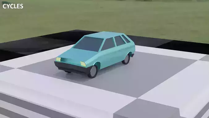 Low Poly Car SS80
