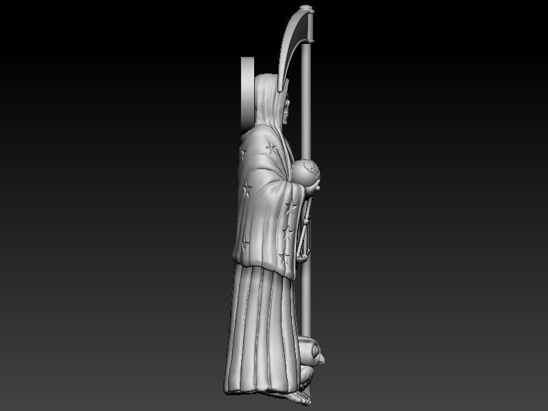 Santa Muerte 3D print model_2