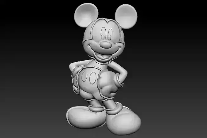Mickey Mouse 3D print model
