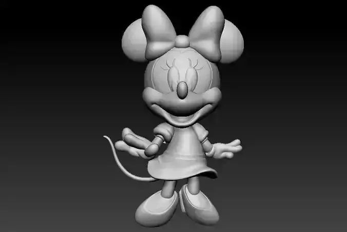 Minie Mouse 3D print model