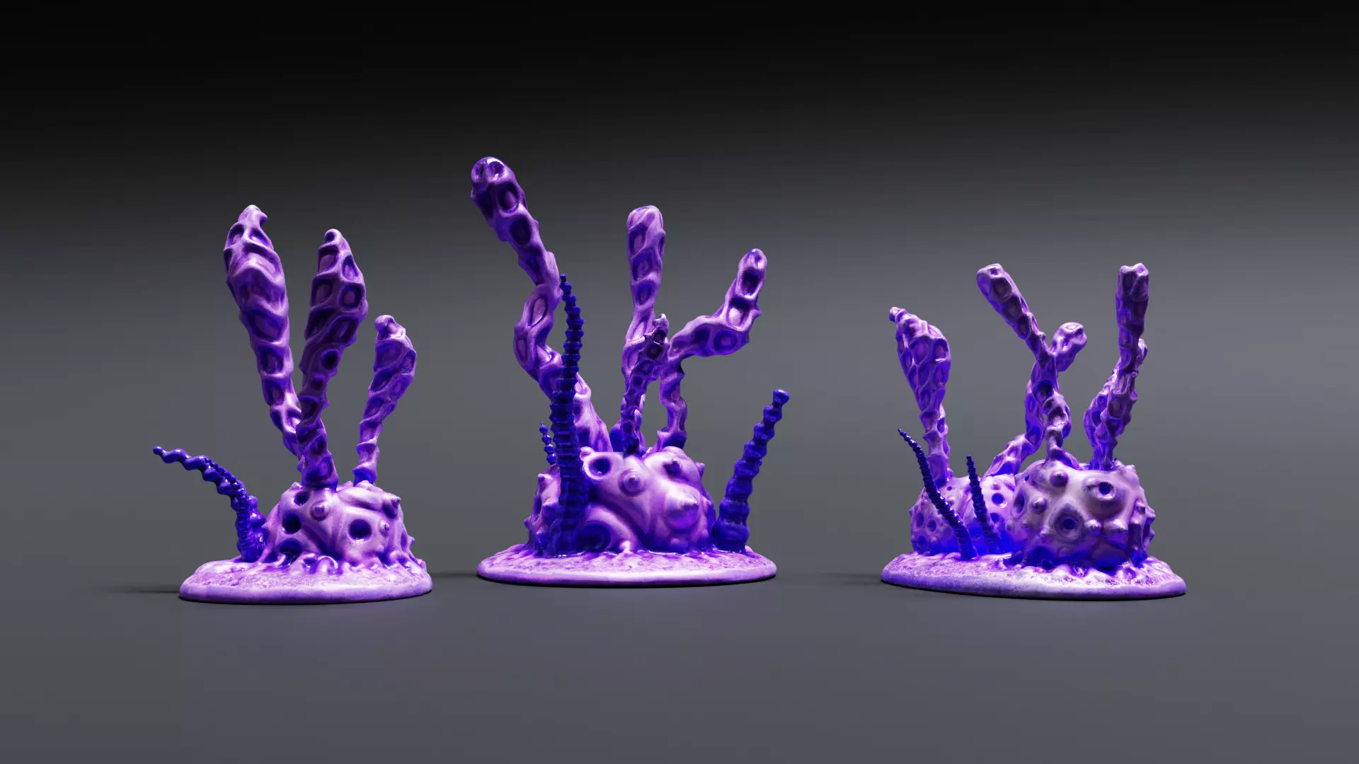 Alien Plants for wargaming x3 3D print model