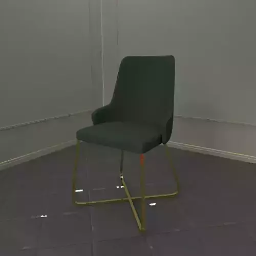 chair with gold legs