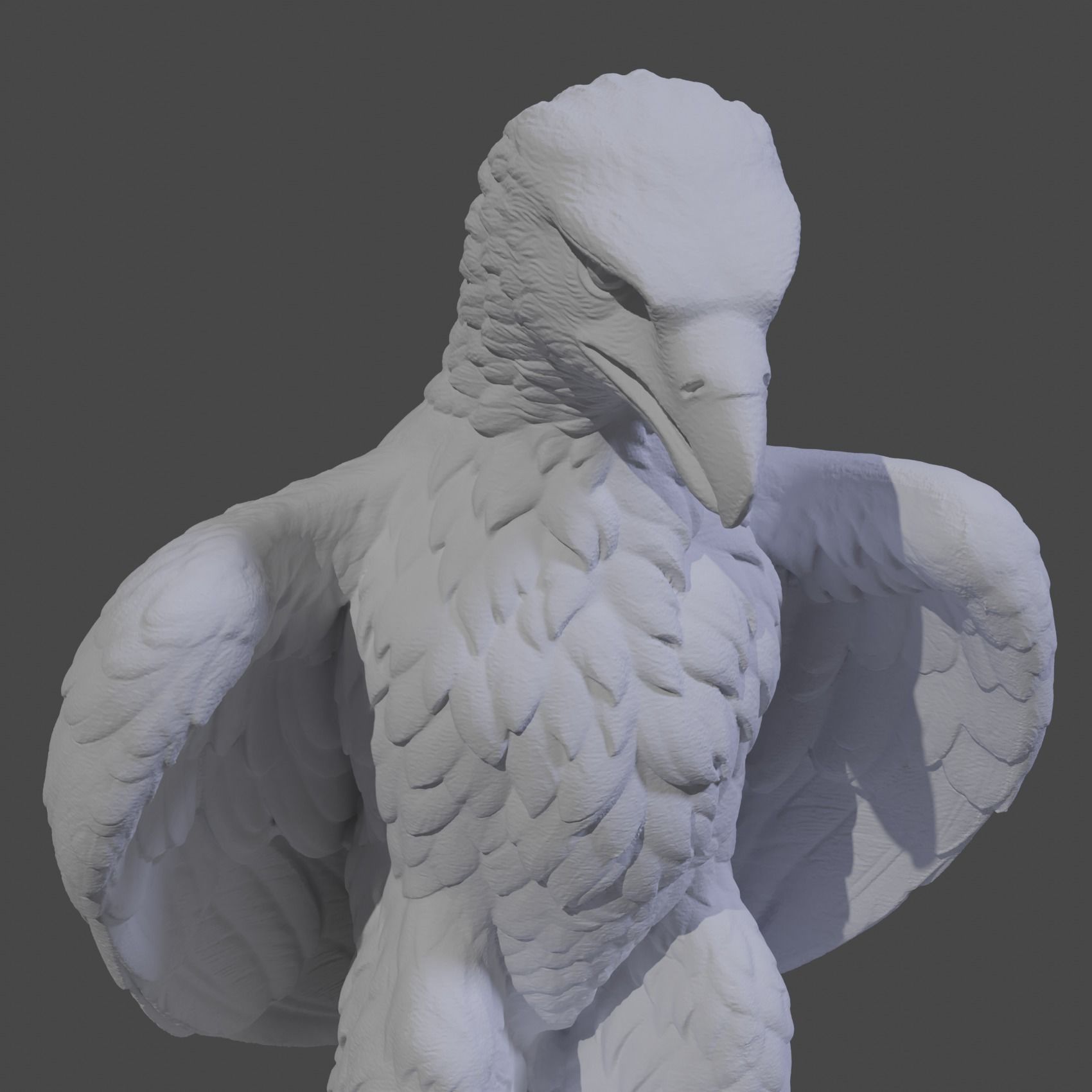 Eagle - Statue of Jupiter 3D print model_1