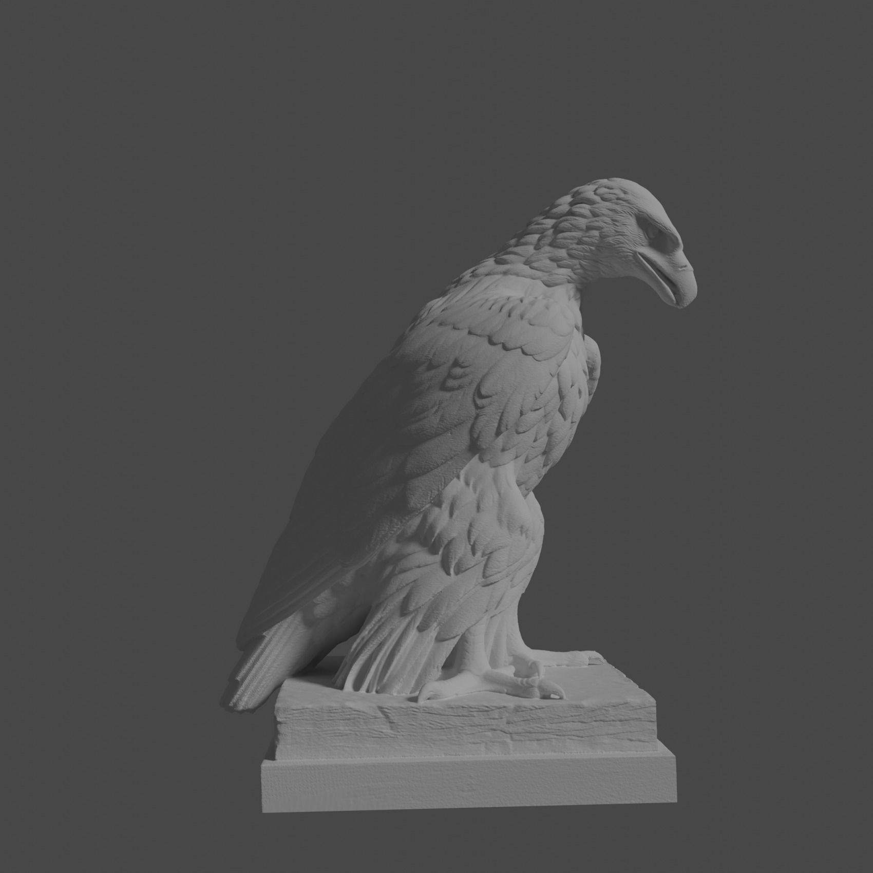 Eagle - Statue of Jupiter 3D print model_3