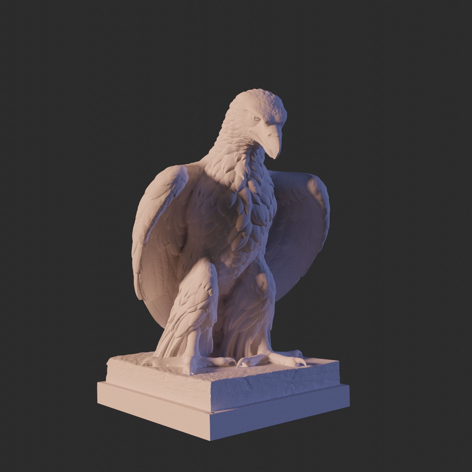 Eagle - Statue of Jupiter 3D print model_2