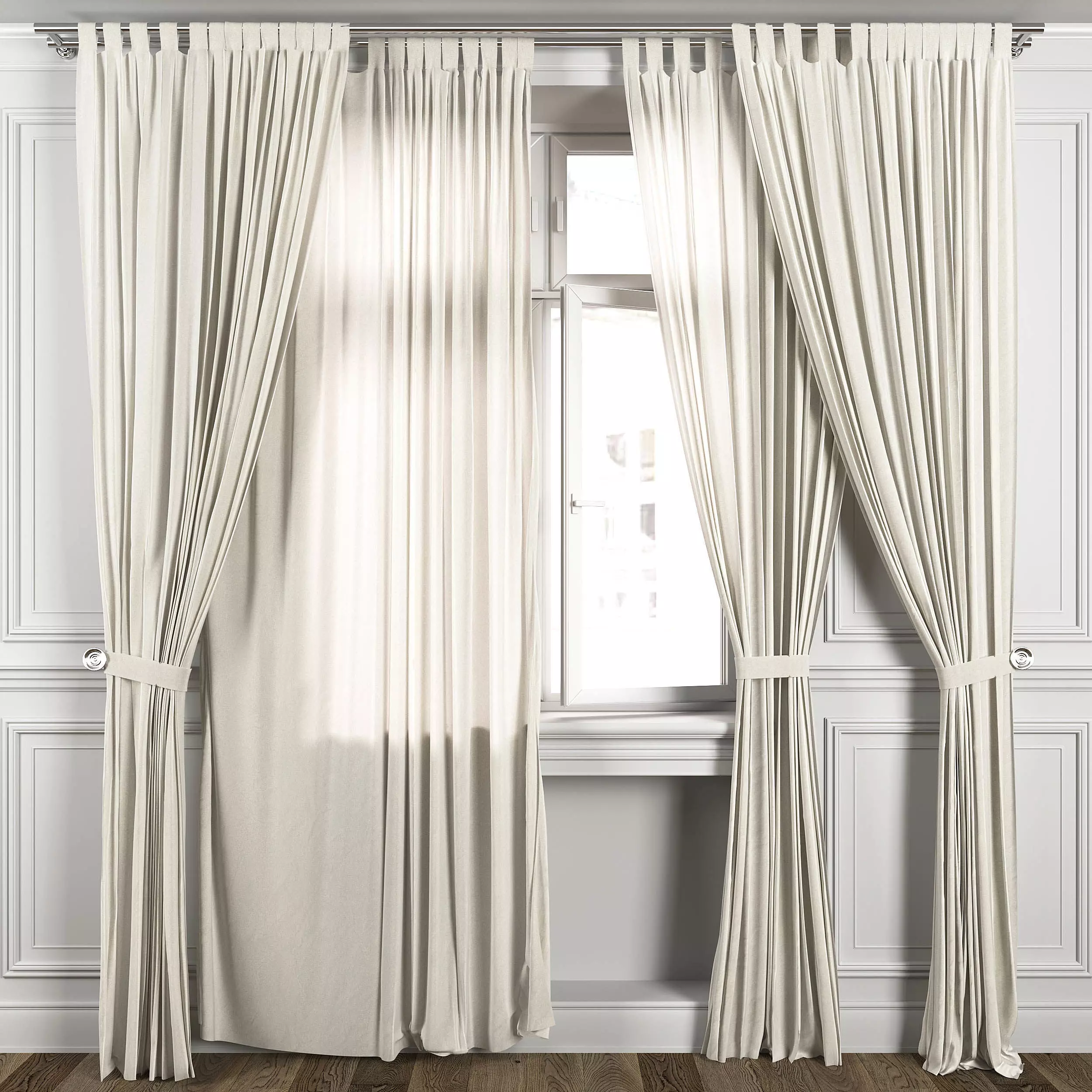 Curtain Set 486C 3D model