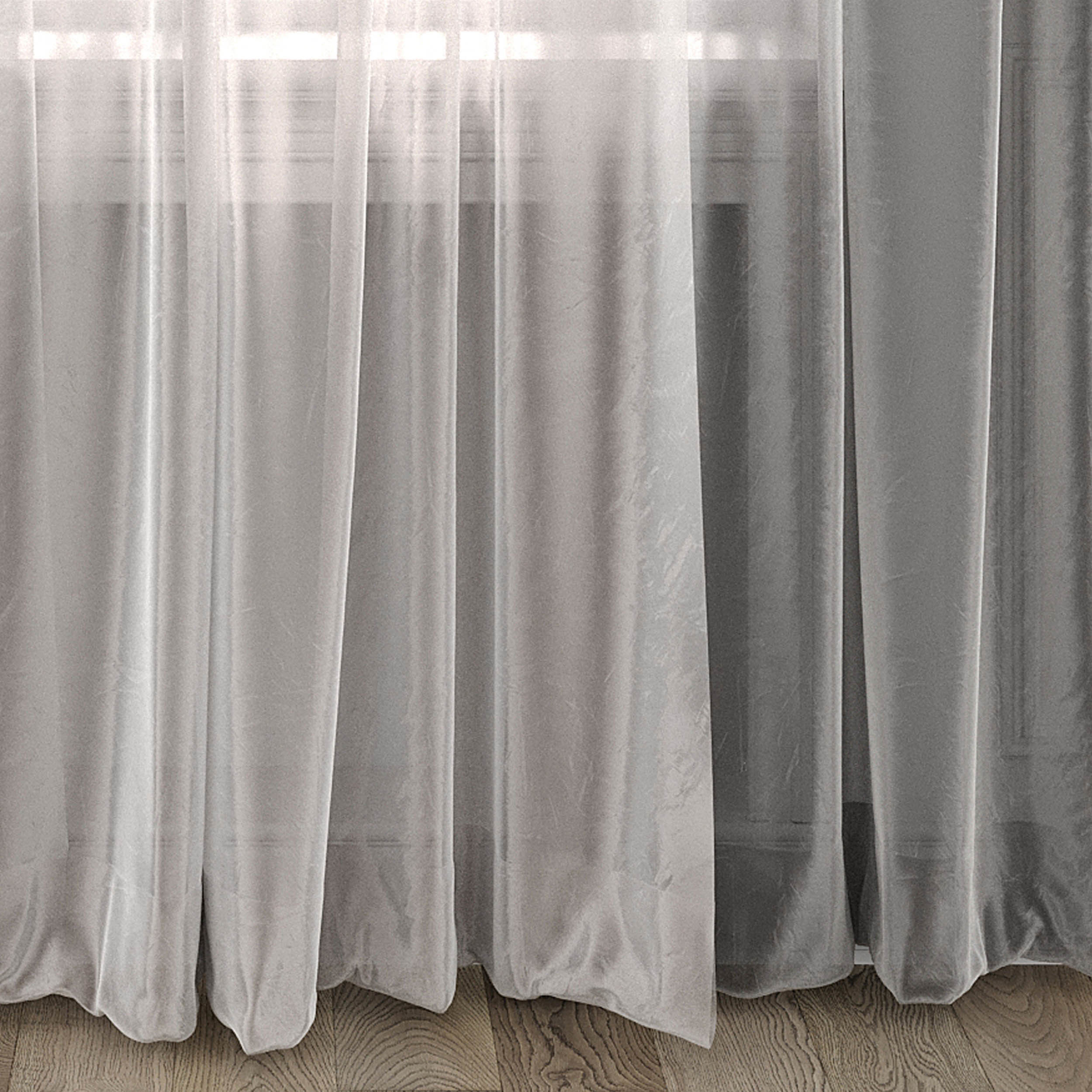 Curtain Set 490C 3D model_4