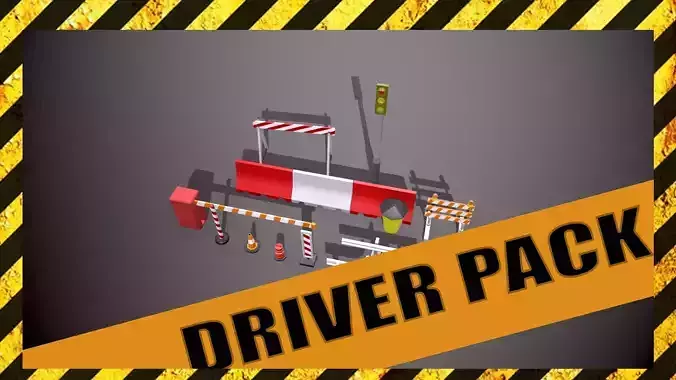 Road paraphernalia set