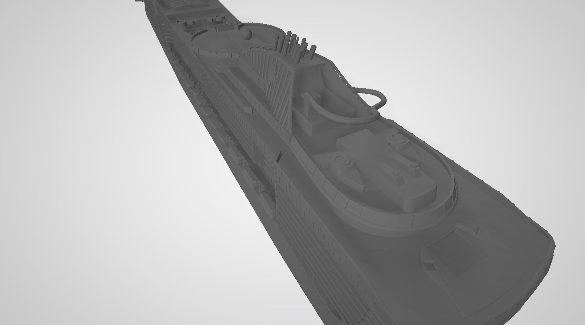 MSC Preziosa cruise ship 3D print model 3D print model_6