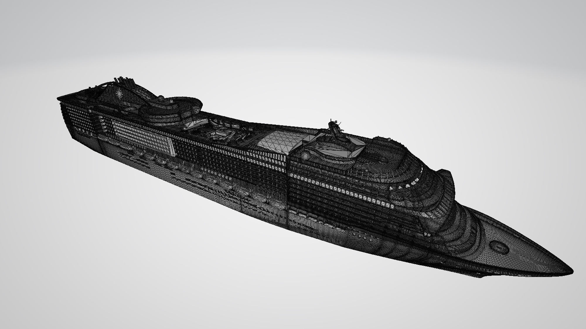 MSC Preziosa cruise ship 3D print model 3D print model_7