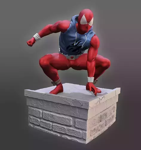 Scarlet Spider  3D print model