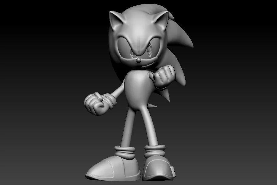 Super Sonic 3D print model