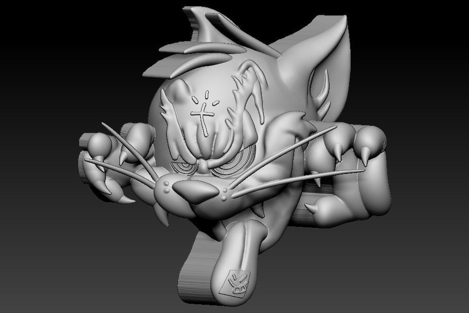 Tom Pendant 3D print model_3