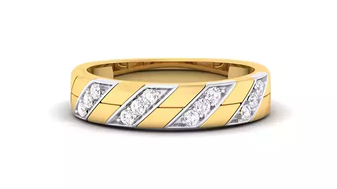 Women Solitaire Band Ring