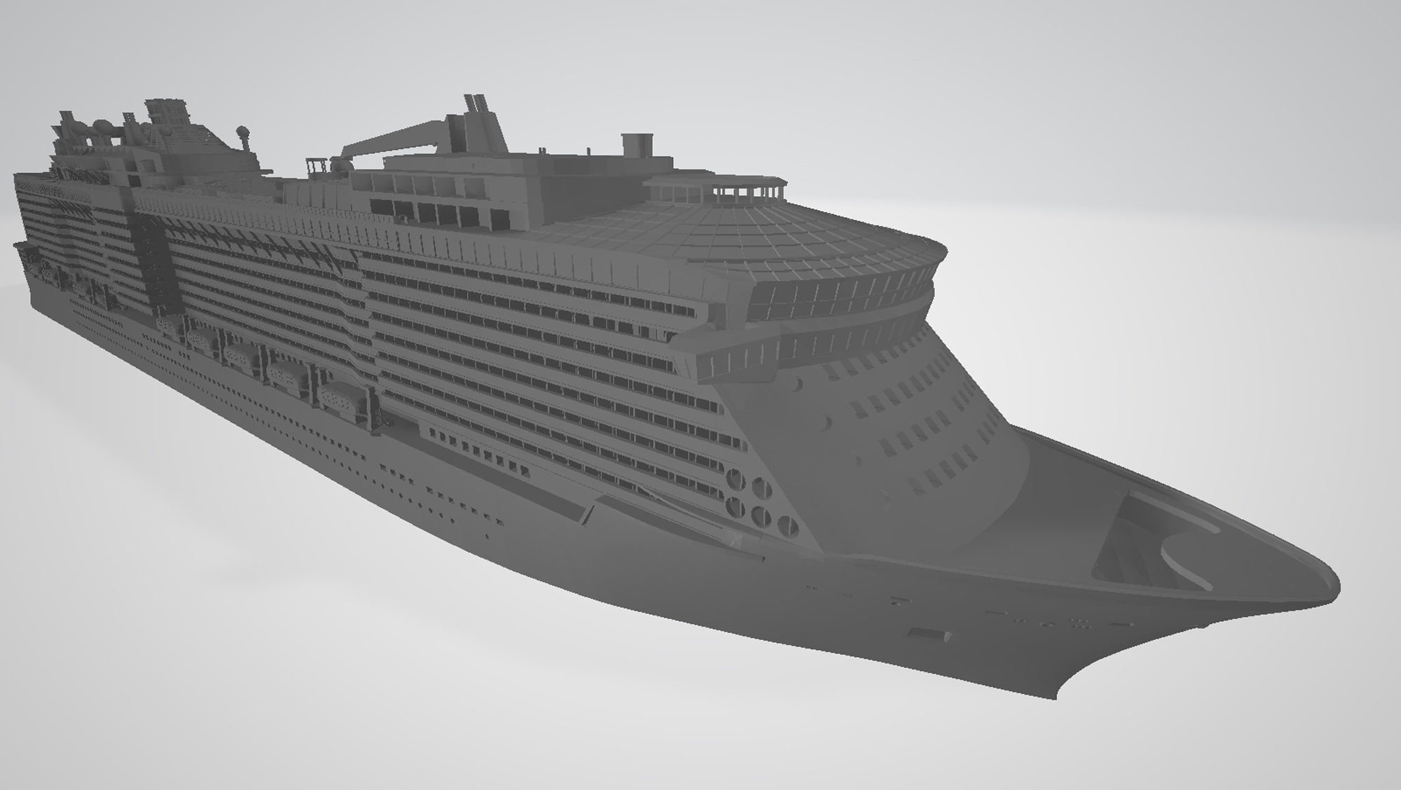 Spectrum Of The Seas cruise ship 3D print model 3D print model_2