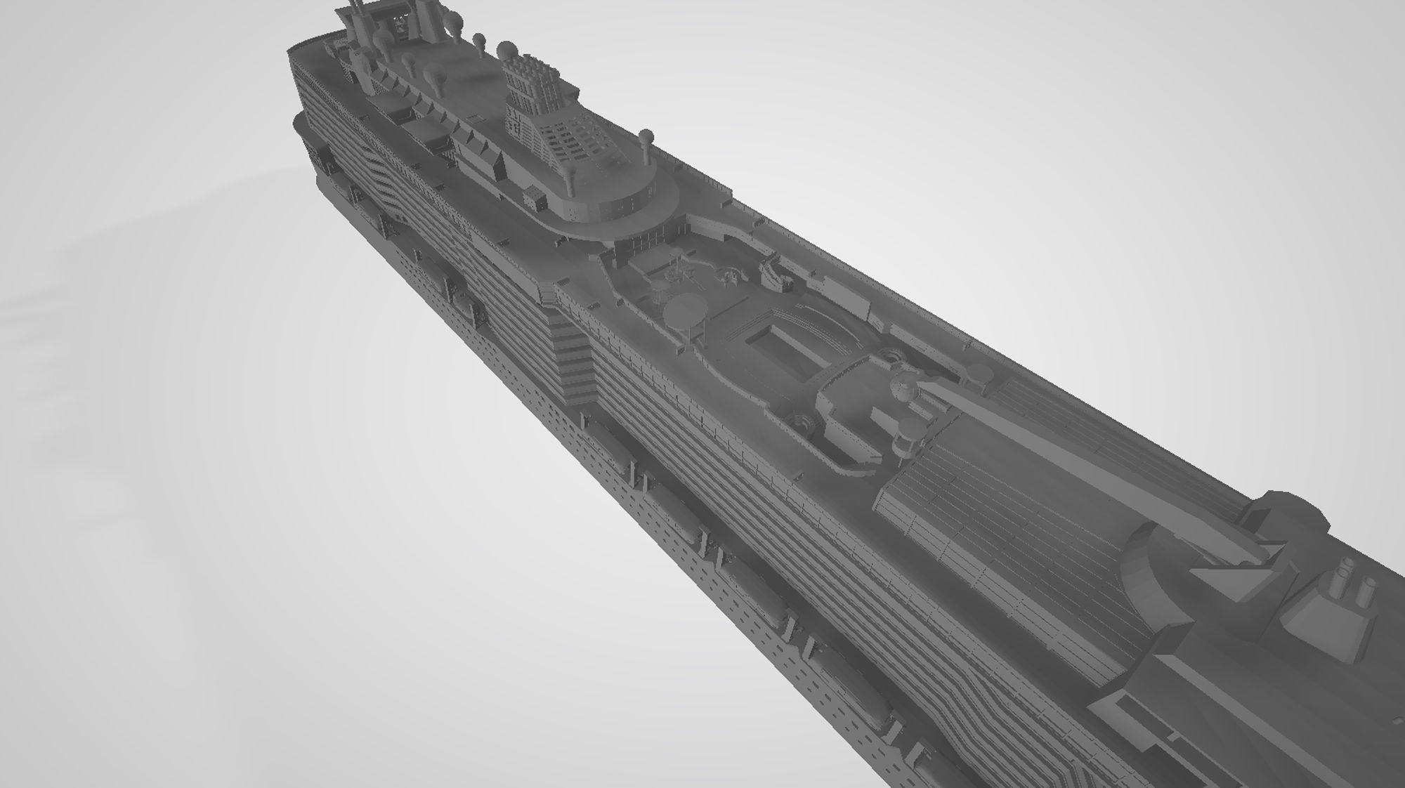 Spectrum Of The Seas cruise ship 3D print model 3D print model_6