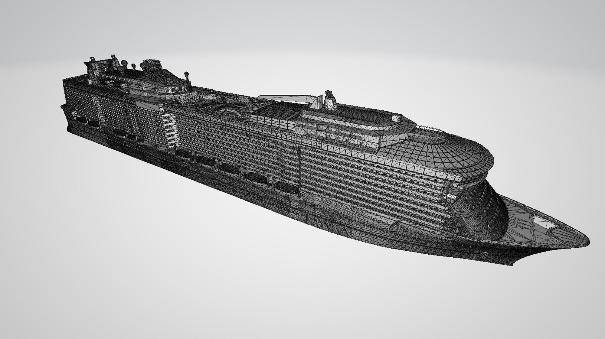 Spectrum Of The Seas cruise ship 3D print model 3D print model_7