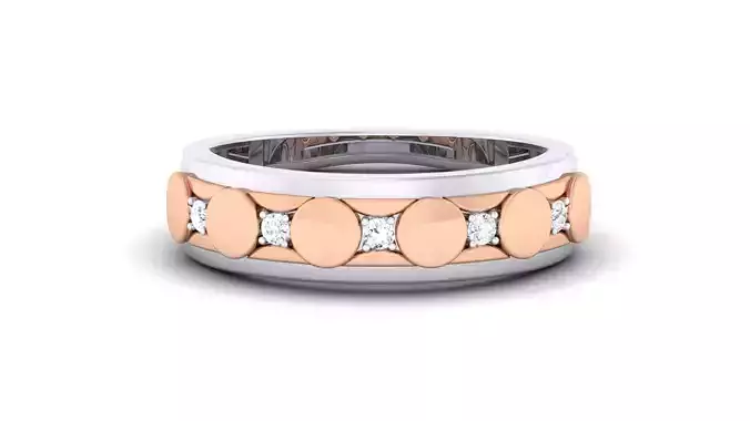 Women Solitaire Band Ring