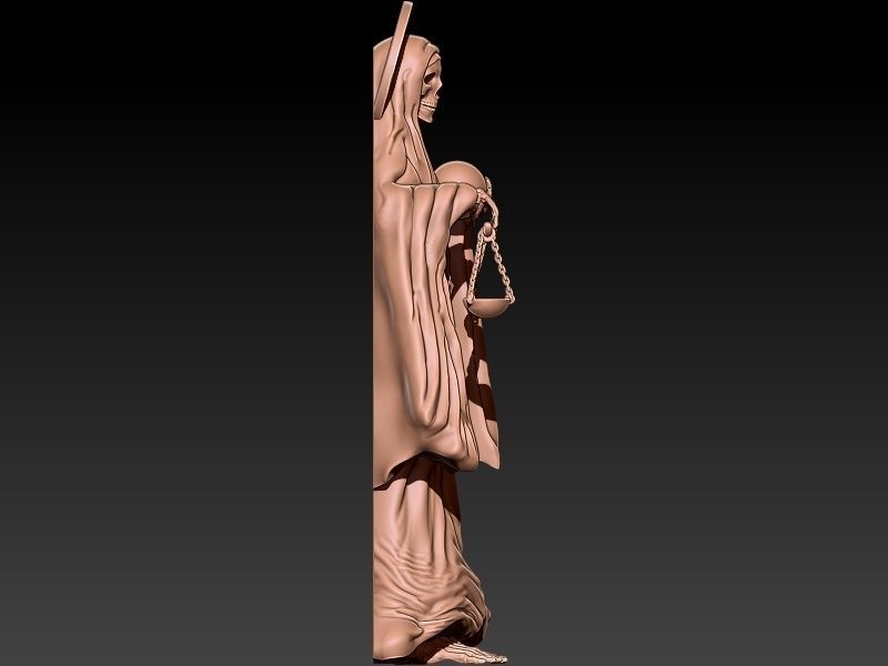 Santa Muerte 3D print model_2