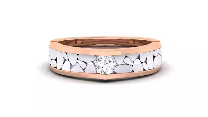 Women Solitaire Band Ring