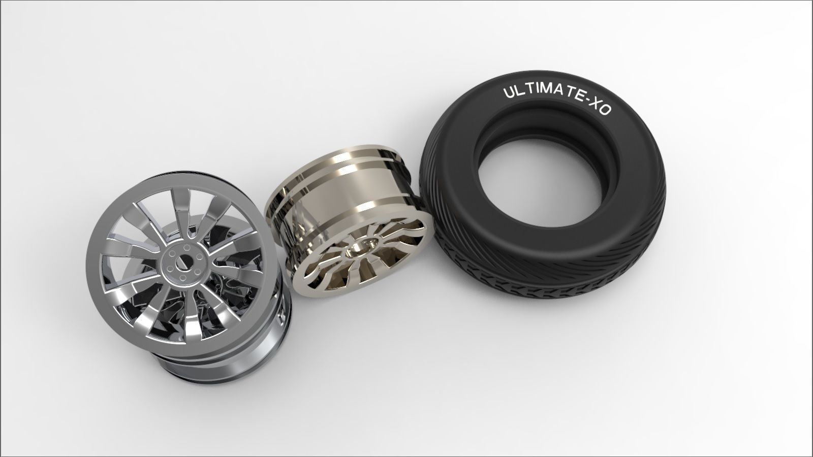 Wishbone Suspension 3D print model_9