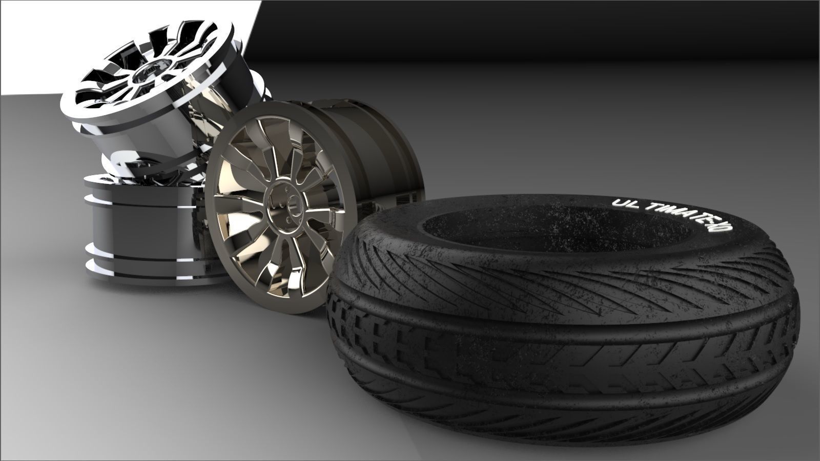 Wishbone Suspension 3D print model_10