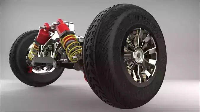 Wishbone Suspension 3D print model