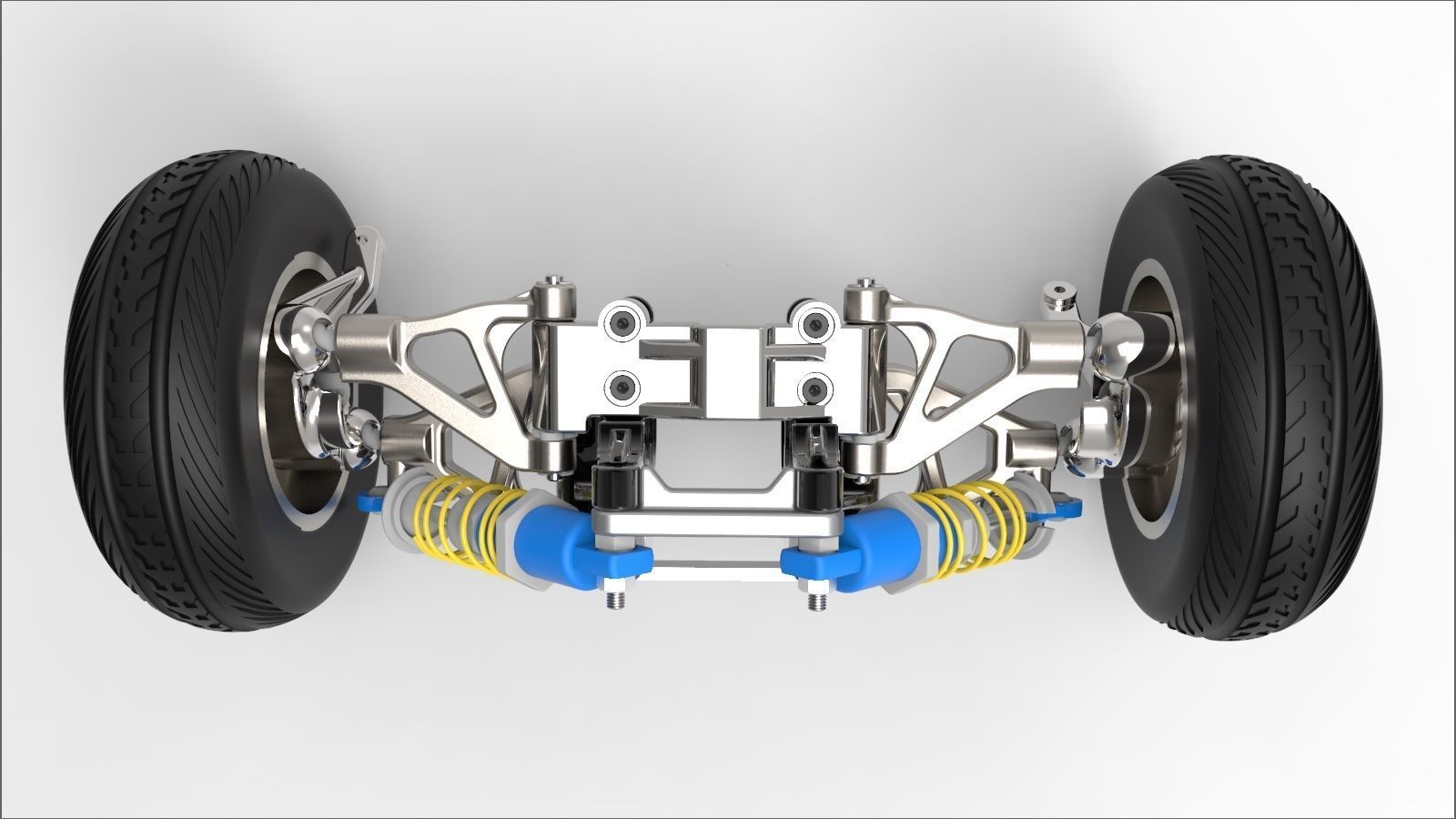 Wishbone Suspension 3D print model_7