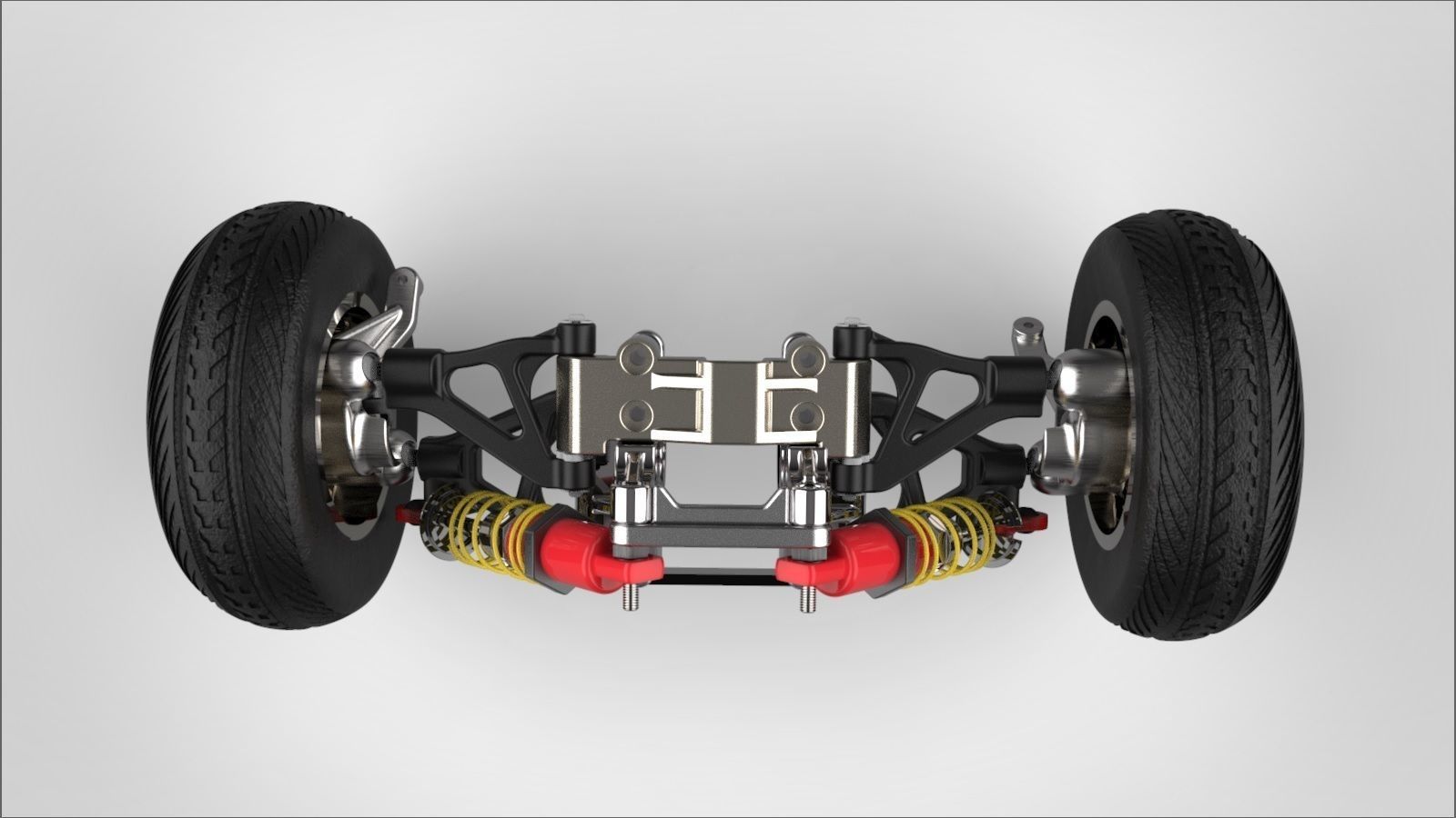 Wishbone Suspension 3D print model_6