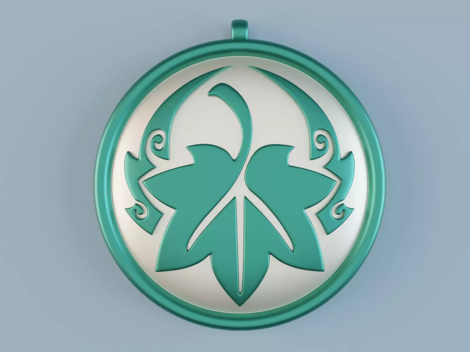 Genshin Impact Kaedehara Kazuha Emblem pendant 3D print model