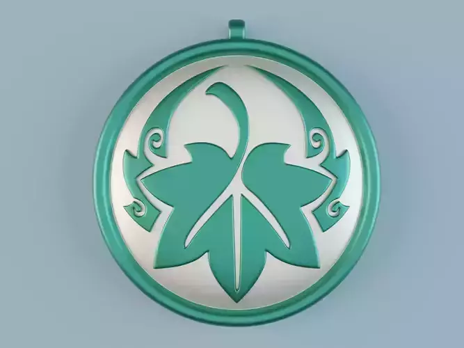 Genshin Impact Kaedehara Kazuha Emblem pendant 3D print model