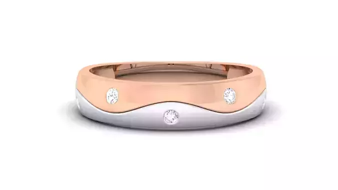 Women Solitaire Band Ring