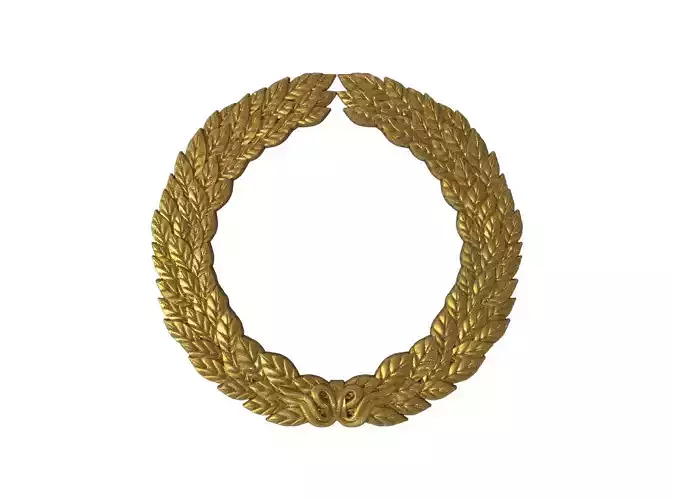 A wreath of laurel leaves 05 3D print model
