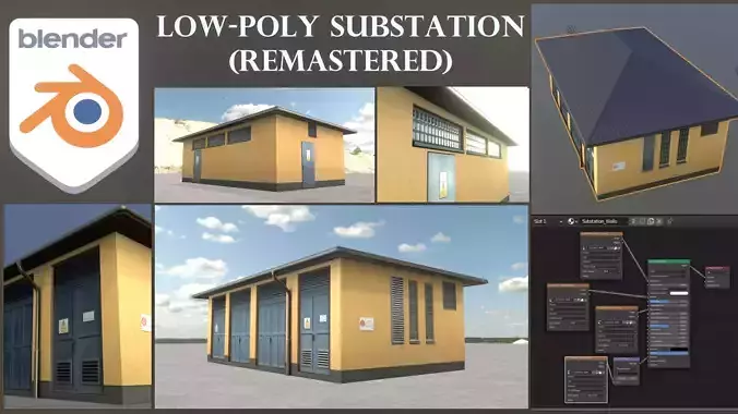 Low-Poly Substation Remastered
