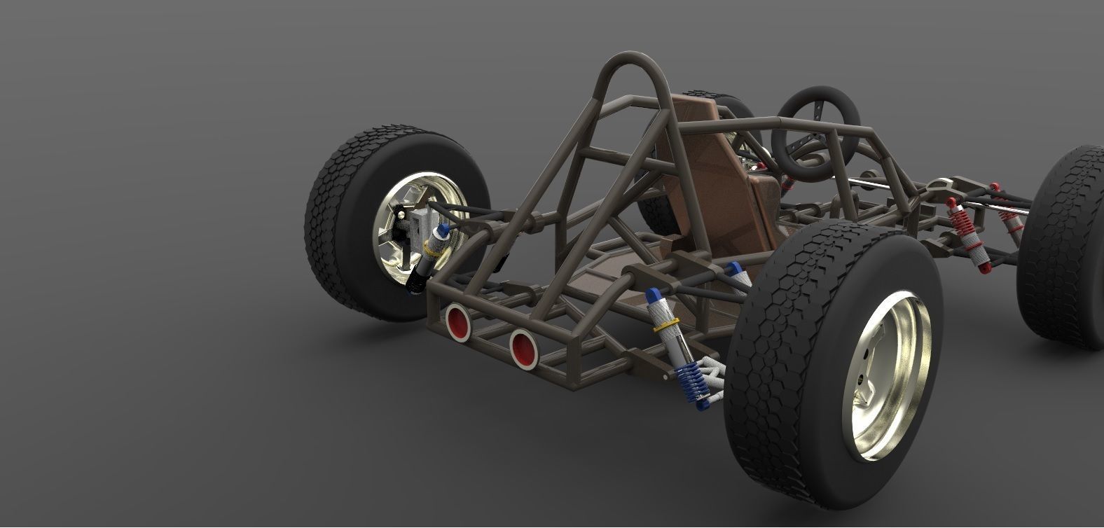 Go kart 3D model 3D printable | CGTrader