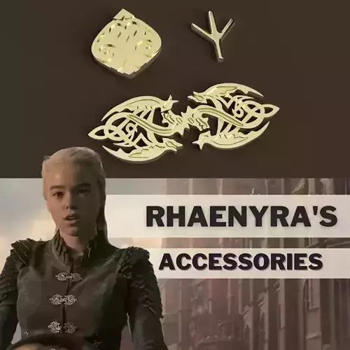  Rhaenyra accessories 3D print model