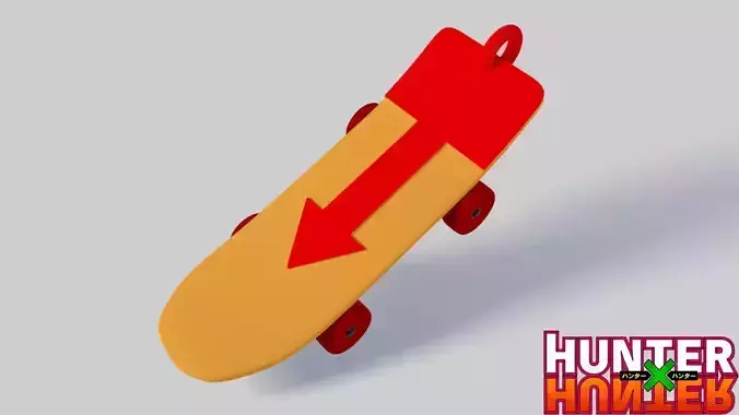  Killua skateboard Medal - hunter x hunter  3D print model