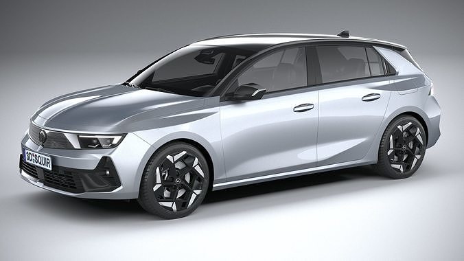 Opel Astra GSE 2023 3D model