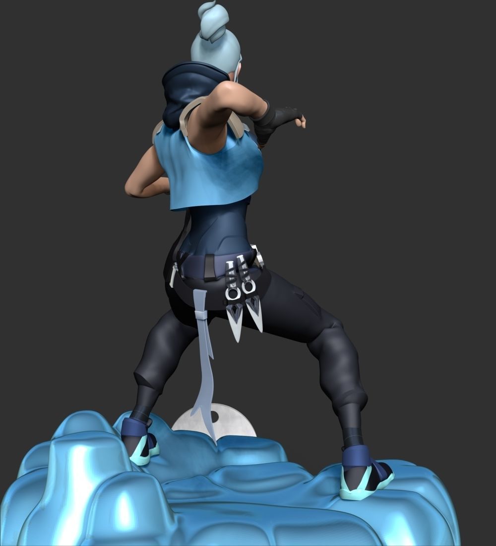 Jett - Valorant 3D model 3D printable | CGTrader