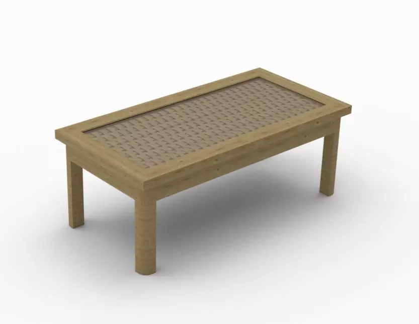 TABLE TOP- WOVEN PATTERN 3D model_0