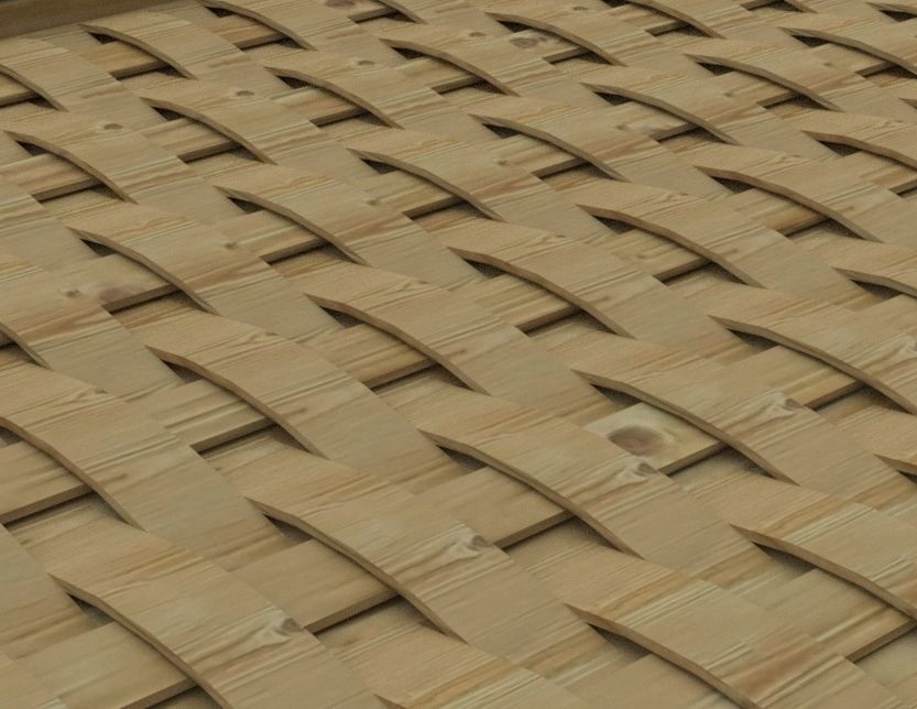 TABLE TOP- WOVEN PATTERN 3D model_2