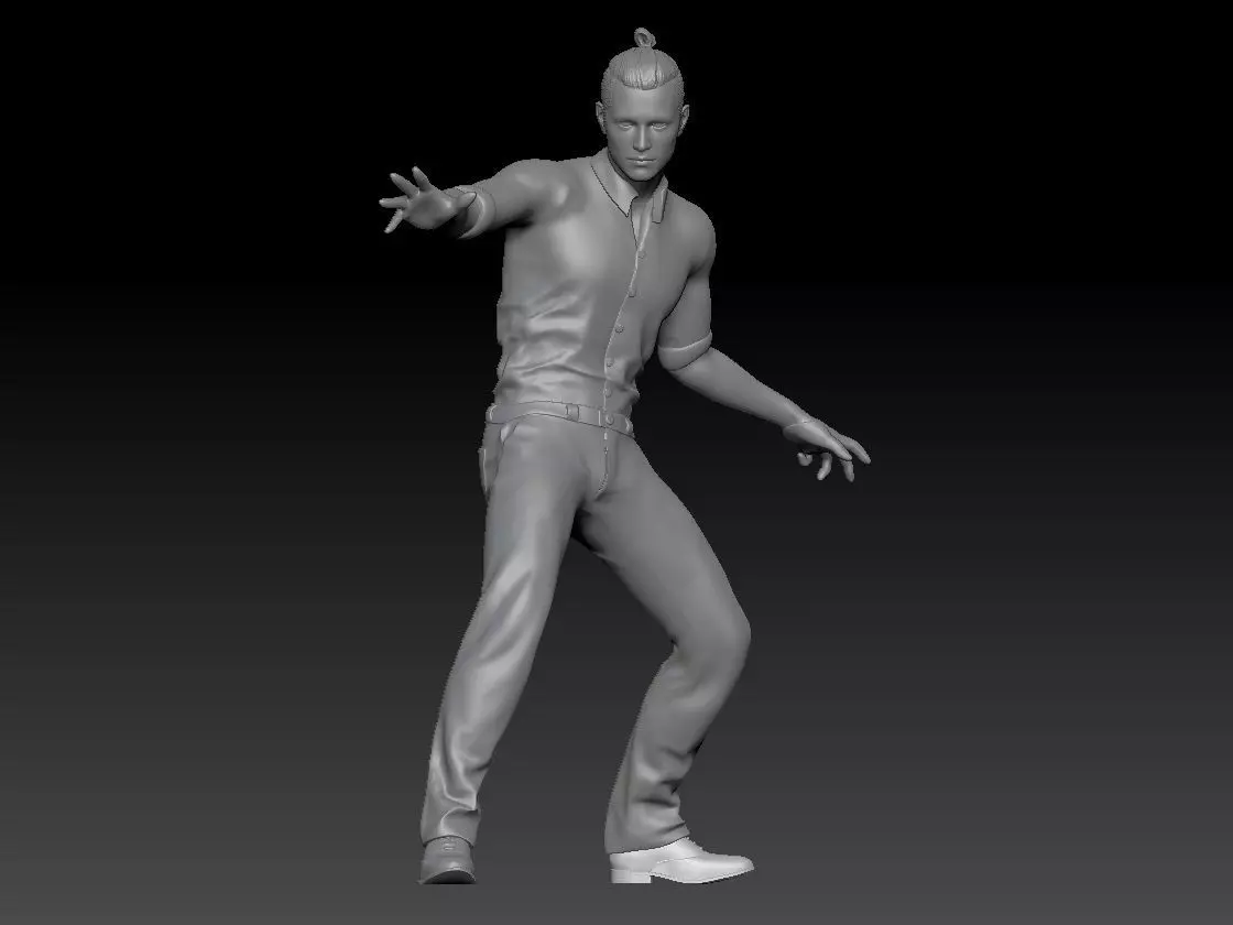 MAGICIAN SHOWING MAGIC TRICKS 4 3D print model