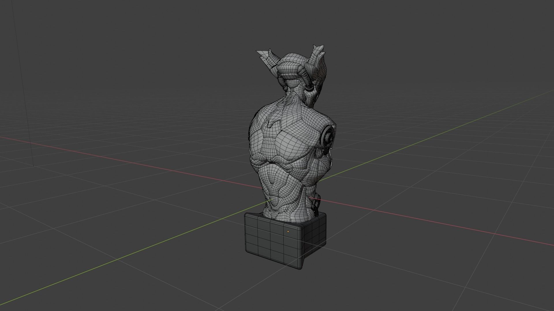 Robot elephant wip  3D model_5