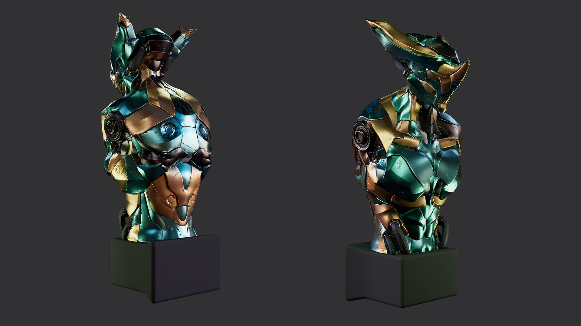 Robot elephant wip  3D model_3