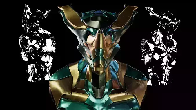 Robot elephant wip  3D model