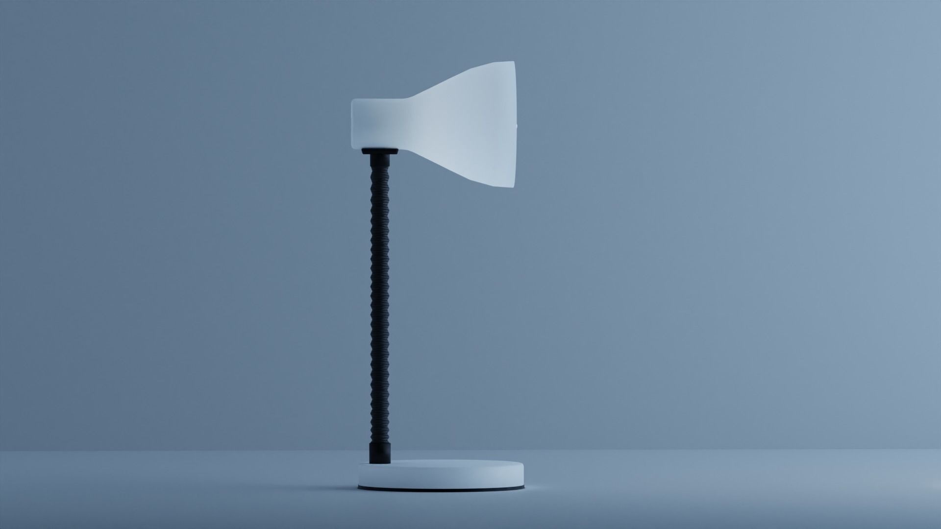 Modern lamp Low-poly 3D model_7